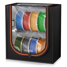 2 Tier Metal 3D Printer Filament Storage Box With Desiccants Moisture Proof Safe picture