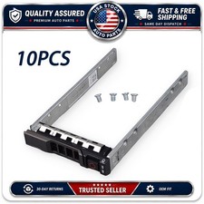 10 Pack 2.5in SAS SATA Drive Caddies For Dell PowerEdge R620 R720 R730xd Set picture