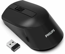 PHILIPS Wireless Mouse 3-Button Ergonomic Optical Mouse 1600 DPI (SPK7374) picture