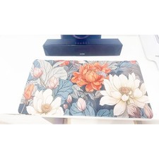 Aesthetic Dark Cottagecore Floral Large Mouse Pad 23.6