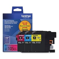 Brother LC1053PKS 1200 Page-Yield Innobella Ink - Cyan/Magenta/YL (3/Pack) New picture