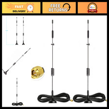 4G LTE MIMO Antenna 8dBi SMA Male for Router, Modem & Camera - 2-Pack picture