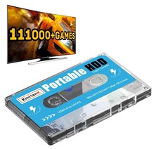 Kinhank 500G Portable External Game Hard Drive Disk, Built-in 111000+ Games, NEW picture