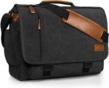 Computer Messenger Bag 17-17.3 Inch Water-resistant Canvas Laptop Shoulder Bag picture