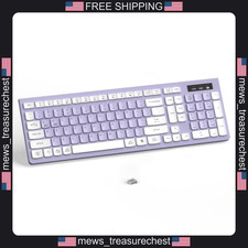 Wireless Keyboard Full Size with Numeric Keypad and Multimedia Keys picture
