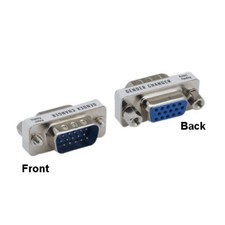 [10X] HD15 Male to Female Mini Adapter VGA 15 Pin Low Profile Changer for Video picture