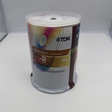 New TDK DVD-R 100 Pack Recordable Blank Disc Spindle 16X Speed 4.7 GB Data Each picture