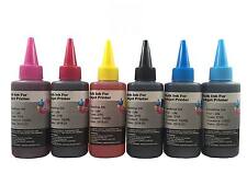 6 Bulk refill ink for HP inkjet printer 6 colors 6x100ml BK/C/M/Y/LC/LM picture