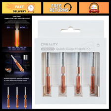 4 PCS Quick-Swap Nozzle Kit for 3D Printers, High-Speed Tri-Metal Steel & Copper picture