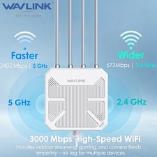 WAVLINK AX3000 OUTDOOR  EXTENDER WIFI 6 ROUTER BOOSTER YARD PARK UP TO 250 METER picture