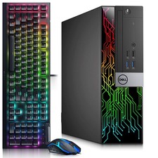Dell RGB Gaming Computer i5-8th 32GB 1TB SSD AMD Radeon RX550 RGB-KB&M Windows11 picture