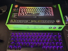 Razer BlackWidow V4 Mini HyperSpeed 65% Wireless Orange Switch Complete Box picture
