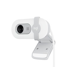 Logitech Brio 101 FHD 1080p Webcam White USB-A Built-In Microphone for Streaming picture