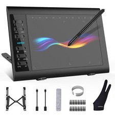 XOPPOX Graphics Drawing Tablet, 10×6 Inch Large Active Area w/ Battery-Free Pen picture