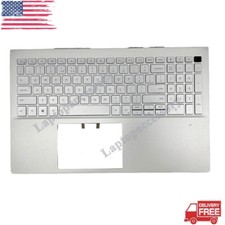 New For Dell Inspiron 15 5505 Palmrest W/Backlit Keyboard 06XCC3 15.6
