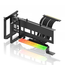 EZDIY-FAB Vertical PCIe 4.0 GPU Mount Bracket Graphic Card Holder with 5V 3 P... picture