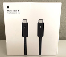 NEW SEALED Apple - Thunderbolt 4 Pro Cable (3m) - Black Unopened picture