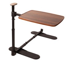 Adjustable Swivel Tray Table with Standing Handle picture