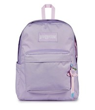 JanSport Superbreak Plus Charmed, Bag Charm Pastel Lilac/Lt Blue JS0A897W picture