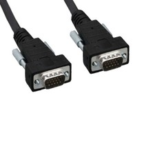 Kentek 75ft Plenum CMP Rated SVGA HD15 15 Pin Video Cable 28AWG EMI/RFI Filter picture