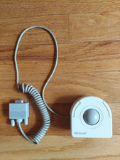 Vintage Microsoft Ballpoint Mouse (C3KB), Works, Fast Shipping picture