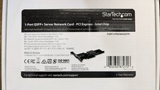 StarTech 1-Port QSFP+ Server Network Card PCIe 40 GB Ethernet NIC PEX40GQSFPI picture