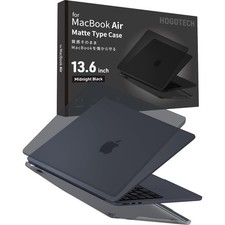 HOGOTECH Clear Matte Case for MacBook Air 13.6 M5 M4 M3 M2 Midnight Black picture