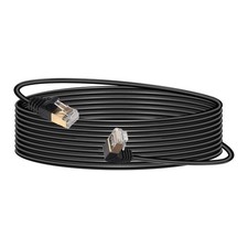 16.4FT 90 Degree Down Angle Cat8 Ethernet Cable, High Speed 40Gbps 2000Mhz Netwo picture