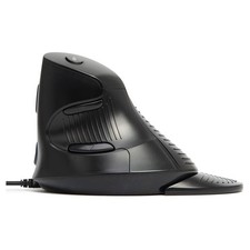 DELUX Wired Ergonomic Vertical Mouse, Mouse for Large/Medium, Black picture