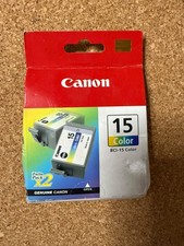 Genuine Canon BCI-15C Color Twin Pack 2x Colour Ink iP90 iP90v picture