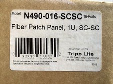 TRIPP LITE N490-016-SCSC 16 Port Fiber Patch Panel NOS picture