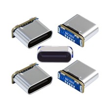 Cablecy 5pcs/lot DIY Type-C Female Socket Connector Replace for MiNIn-USB 5Pin picture