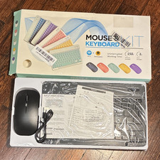Ultra-Slim Lightweight Bluetooth Keyboard and Mouse Portable Mini Wireless picture
