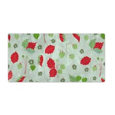 Premium Office Desk Pad Protector Home Office Accessories Wild Strawberry 90x45 picture