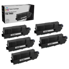 LD Compatible Kyocera TK-1162 (1T02RY0US0) Black Toner 5-Pack for ECOSYS P2040dw picture