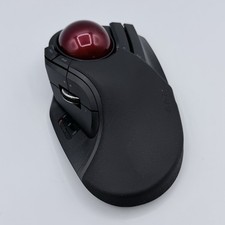 Elecom Huge Trackball Mouse M-HT1DR Wireless Black Red Ergonomic without Dongle picture
