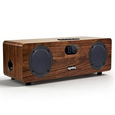60W HDMI ARC Sound bar for Smart TV with Subwoofer, Wooden Wireless Speakers picture