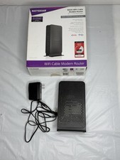 Netgear C3700 WiFi Cable Modem Router Open Box Tested Working Fast Shipping picture