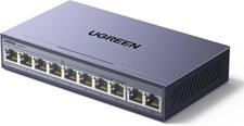 UGREEN Ethernet Switch, 10-Port Poe Switch, 8 Poe+@60W + 2 Gigabit Uplink picture
