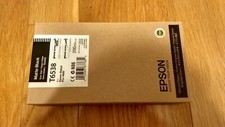 2017 GENUINE EPSON T6538 MATTE BLACK ULTRACHROME INK STYLUS PRO 4900 200ml NEW picture