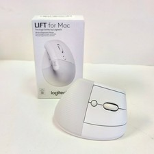 Logitech Lift for Mac Wireless Vertical Ergonomic Mouse, 910-006471 - Off White picture