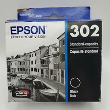 Epson 302 Standard Capacity Ink Cartridge Black T302020-S Expire 05 2023 picture