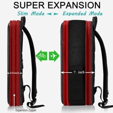 ZINZ Slim and Expandable 15 15.6 16 Inch Laptop Backpack Anti Theft Business ... picture