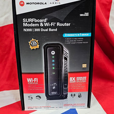 ARRIS SURFboard SBG6580 DOCSIS 3.0 Dual-Band N300 Cable Modem Router 4-Port picture