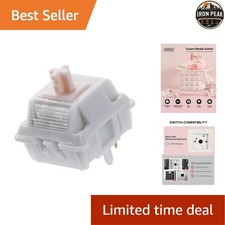 Mechanical Keyboard Switches Cream Marble 35 Pcs 5-Pin Pre-Lubed Linear picture