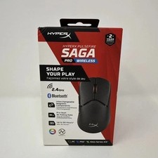 HyperX Pulsefire Saga Pro Wireless Mouse - Black A2PB2AA Multi-Platform - NEW picture
