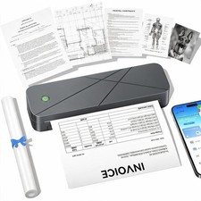 Phomemo A282M Thermal Printer Wireless Bluetooth Inkless Printer for Travel LOT picture