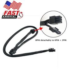 8 PIN TO dual 8 pin 6 PIN PCIE VGA Power Supply Cable for EVGA SuperNOVA NEW US picture