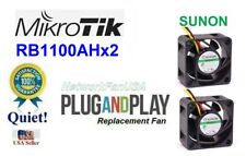 LOT 2x Quiet Version Fans for MikroTik RouterBoard RB1100AHx2  picture