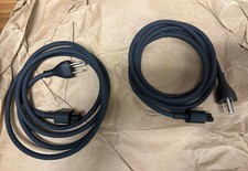 2x OEM Apple Genuine OEM 6' Braided Power Cord For Mac Studio And Display picture